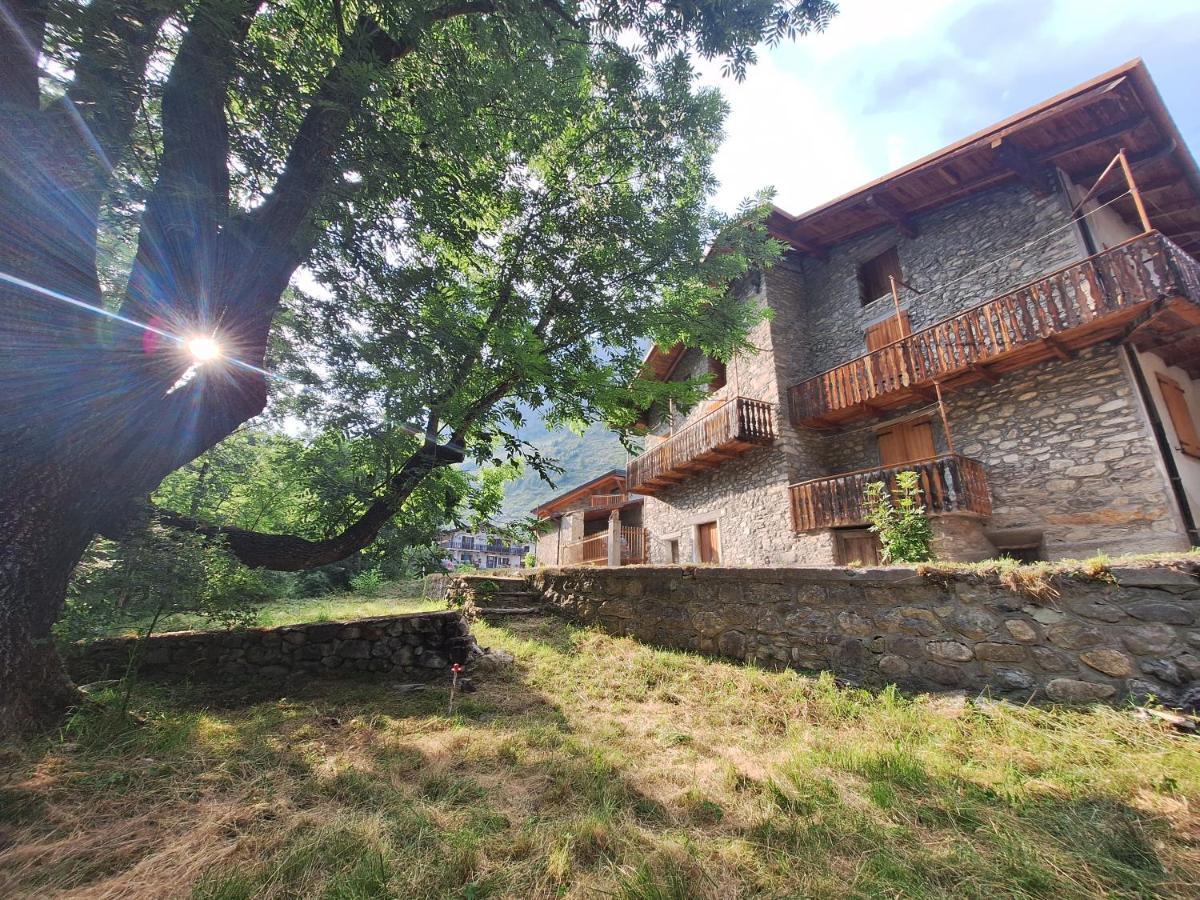 Ferienwohnung La Casa Del Gigante Frassino Acceglio Exterior foto