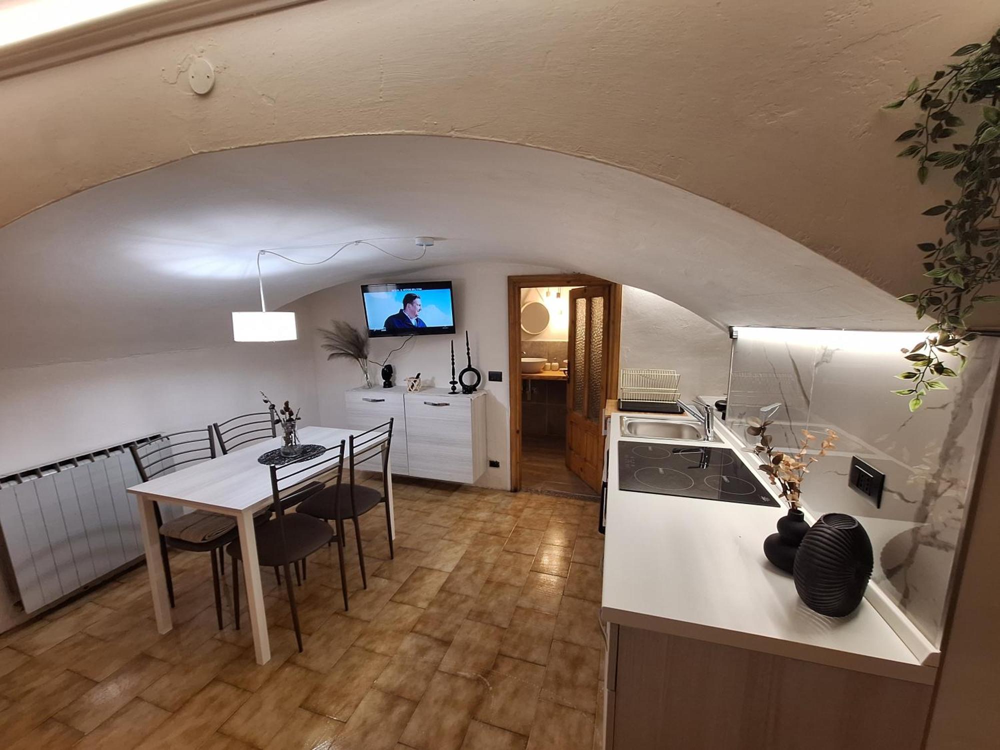 Ferienwohnung La Casa Del Gigante Frassino Acceglio Exterior foto